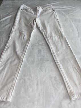 Women's J. McLaughlin Eggshell White Slim Skinny Denim Jeans sz 2